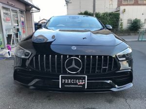 メルセデスAMGGT53ツートンラッピング施工前前