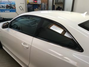 AUDI アウディS５クーペメッキウィンドモールラッピング完成