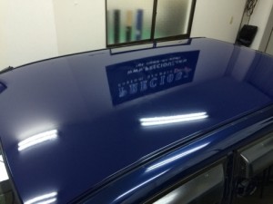 塗装の剥げやヤレにもラッピング修正後